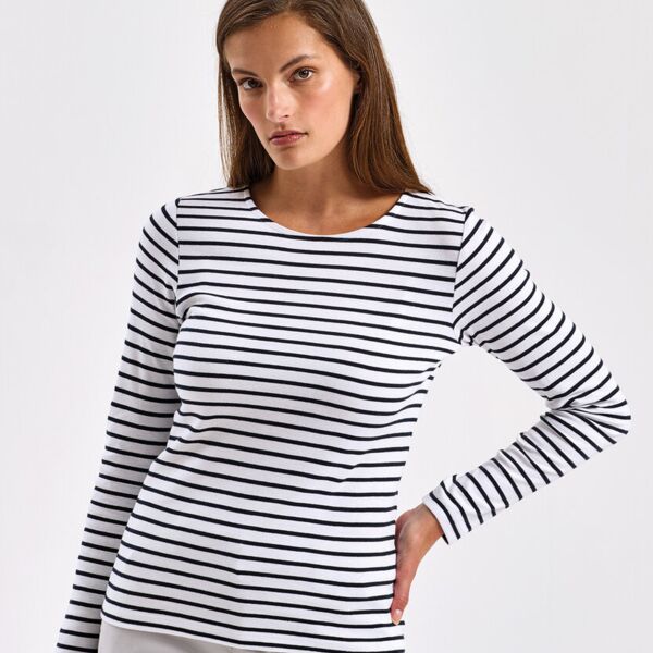 Women's Marinière coastal long sleeve tee Thumbnail