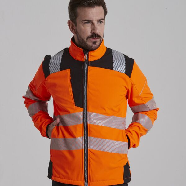PW3 Hi-vis softshell jacket (T402) Thumbnail