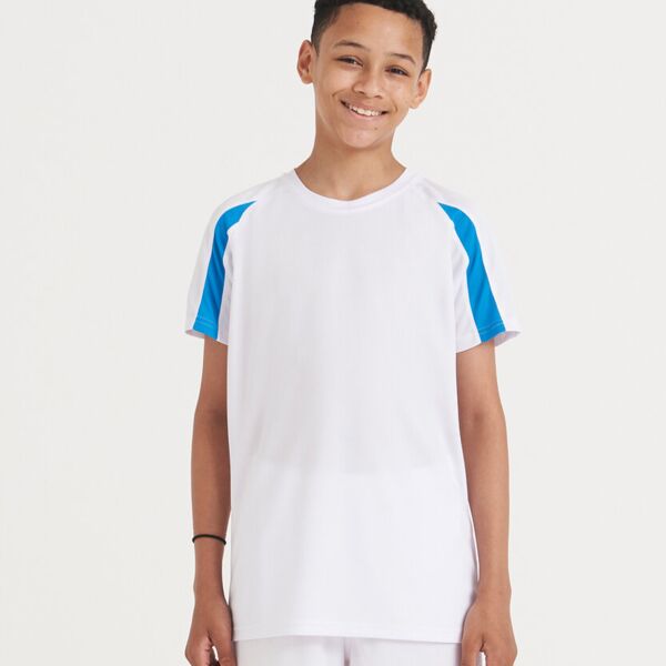 Childrens Contrast Cool Sports Shirt Thumbnail