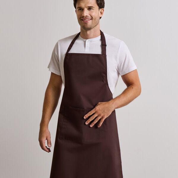 Affiliate - PR154 Colours bib apron with pocket Thumbnail